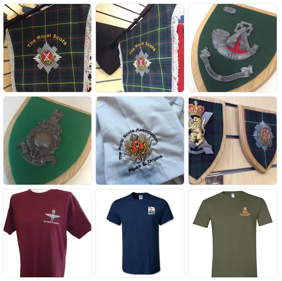 Google Shopping and Search campaign performance for Regimental Store military equipment